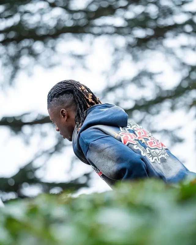 Eduardo Camavinga outfit in Ricchezza Forever and Nike, 2023