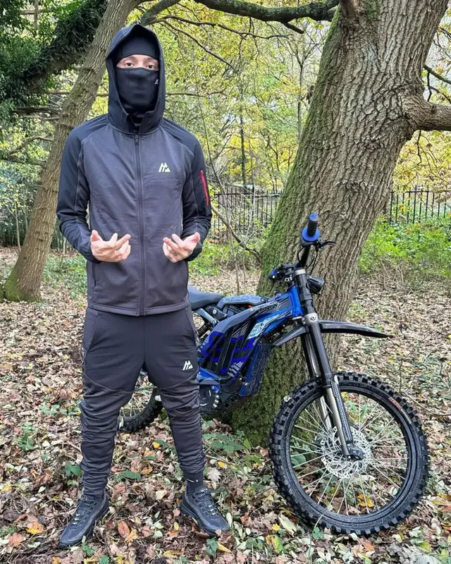 Central Cee outfit in Montirex and Nike, 2023
