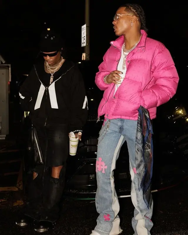 Rylo Rodriguez outfit in Balenciaga, Rick Owens, and Archives Merch, 2023
