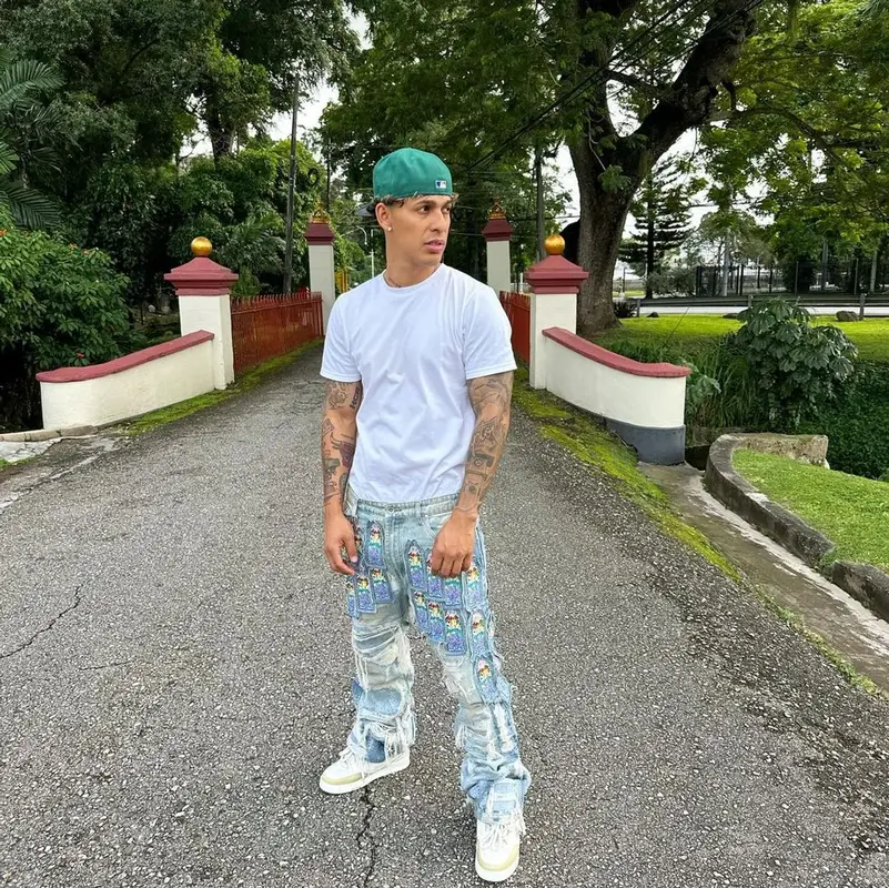 Rvssian outfit in Hanes, Who Decides War, and Louis Vuitton, 2023
