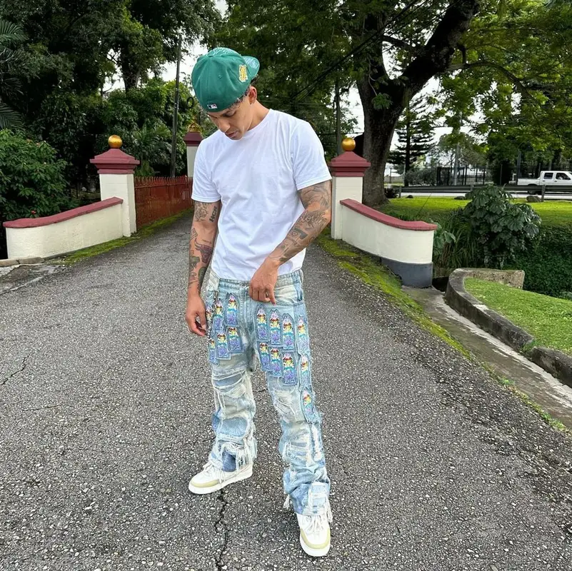 Rvssian outfit in Hanes, Who Decides War, and Louis Vuitton, 2023