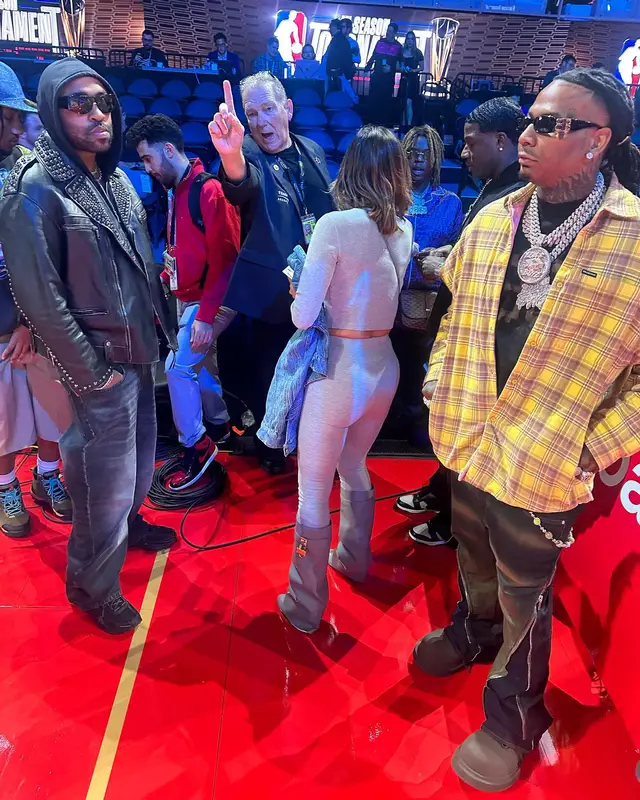 Moneybagg Yo outfit in Rick Owens and Balenciaga, 2023