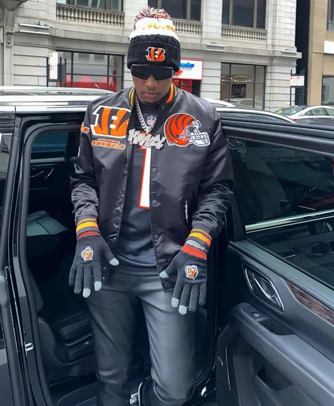 Rob49 outfit in Pro Standard, Nike, and ’47, 2023