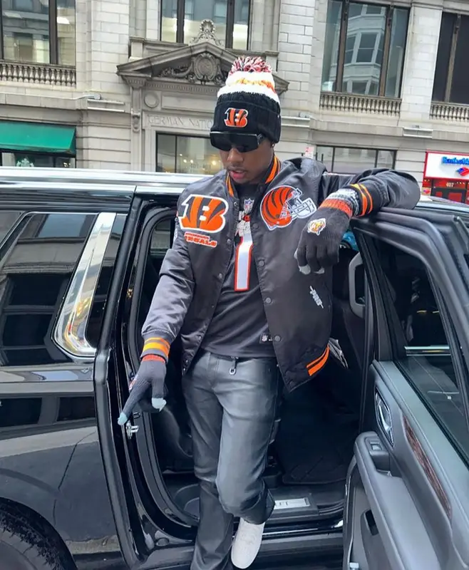 Rob49 outfit in Pro Standard, Nike, and ’47, 2023