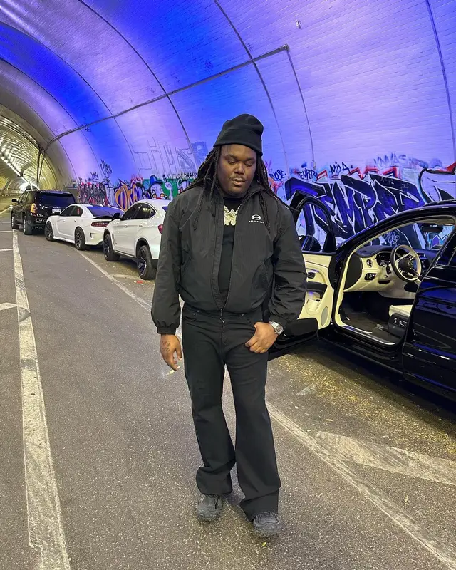 Lucki outfit in Balenciaga, 2023