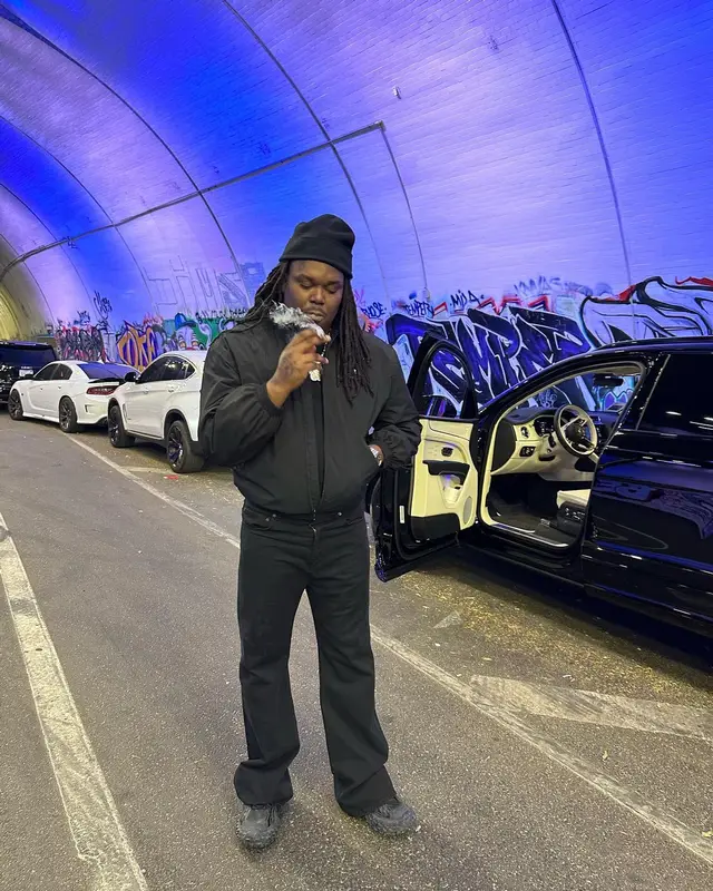 Lucki outfit in Balenciaga, 2023