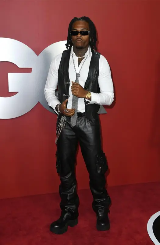 Gunna outfit in Gallery Sinatra Couture, 2023