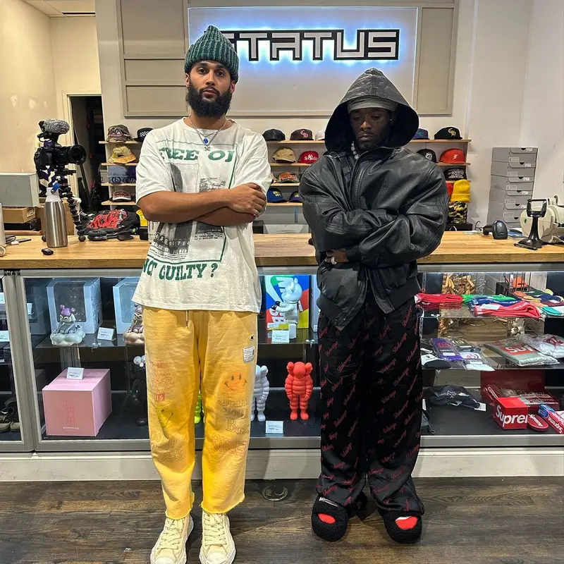 Lil Uzi Vert outfit in Adidas and Balenciaga, 2023