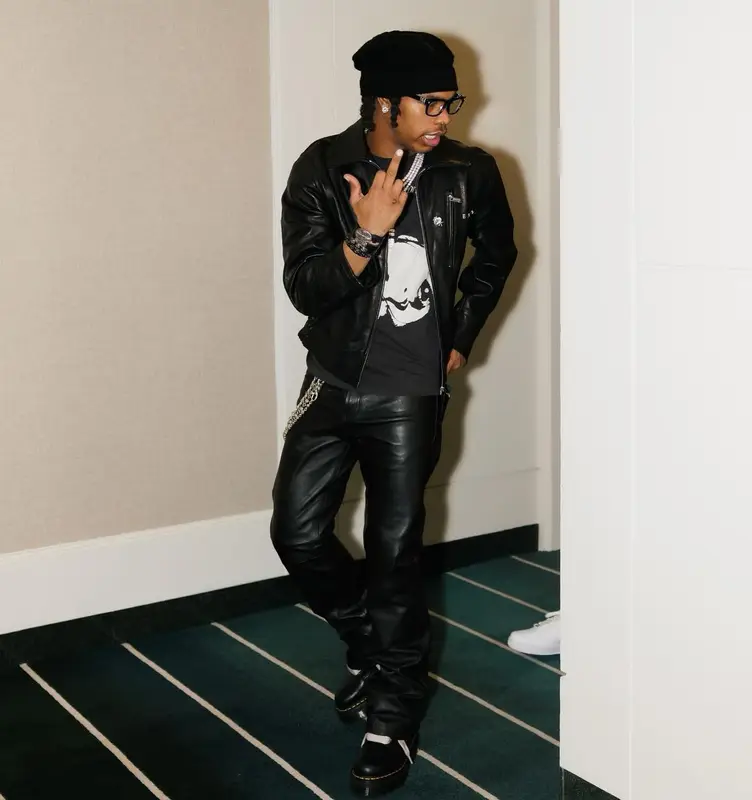 Lil Baby outfit in Enfants Riches Deprimes, Rick Owens, and Han KjØbenhavn, 2023