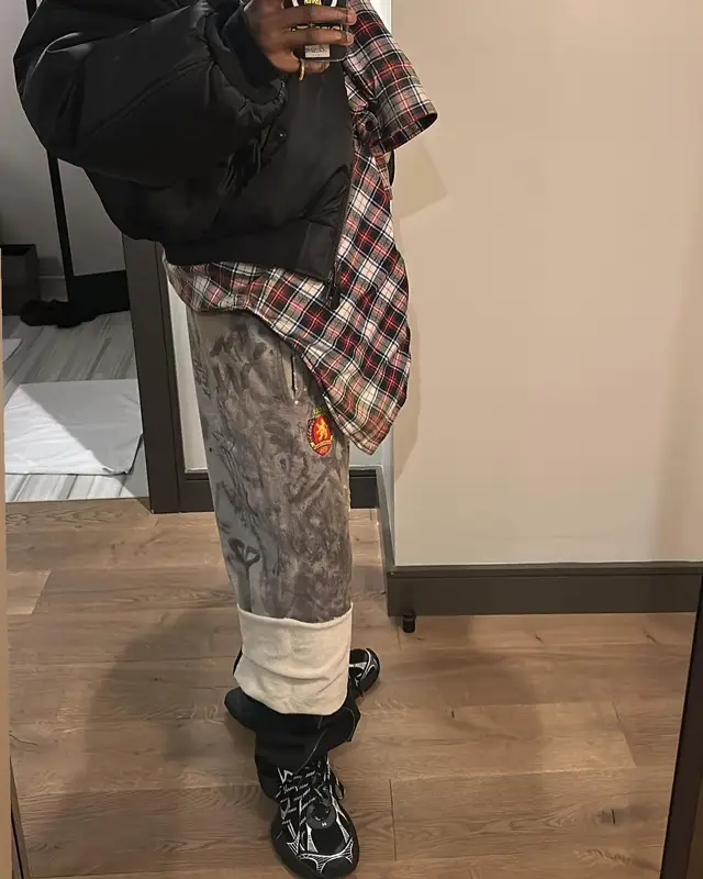 ASAP Nast outfit in Balenciaga, 2023