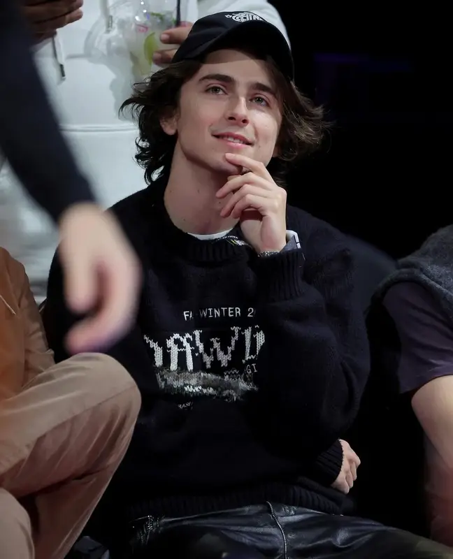 Timothee Chalamet outfit in Off-White, Nike, and Celine, 2023