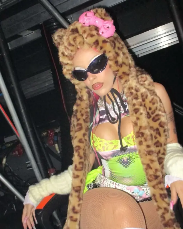 Doja Cat outfit in Paolina Russo, B.B. Simon, and Balenciaga, 2023