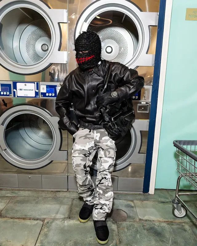 Kai Cenat outfit in Yeezy, Balenciaga, and Nike, 2023