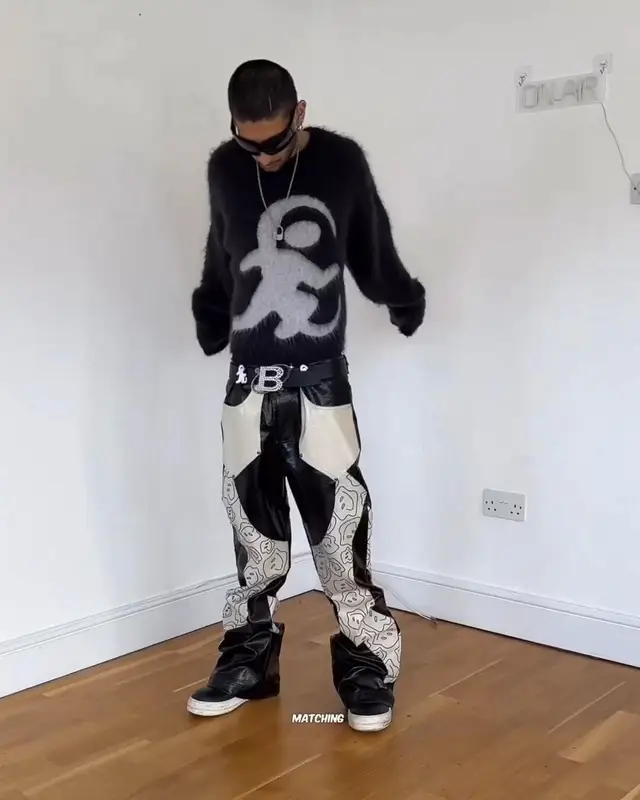 Aly Meghani outfit in Maison Bon Voyage, Rick Owens, and Bourgeois, 2023