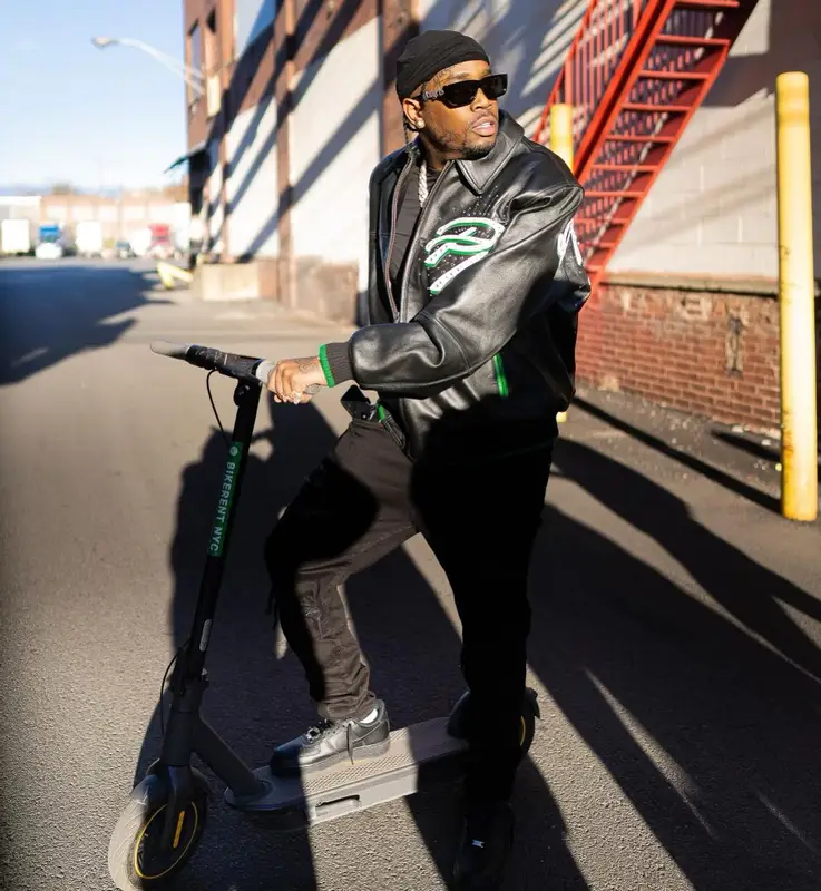 Fivio Foreign outfit in Amiri, Nike, and Palm Angels, 2023