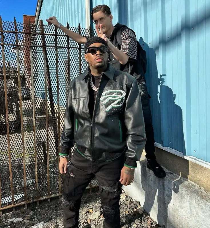 Fivio Foreign outfit in Amiri, Nike, and Palm Angels, 2023