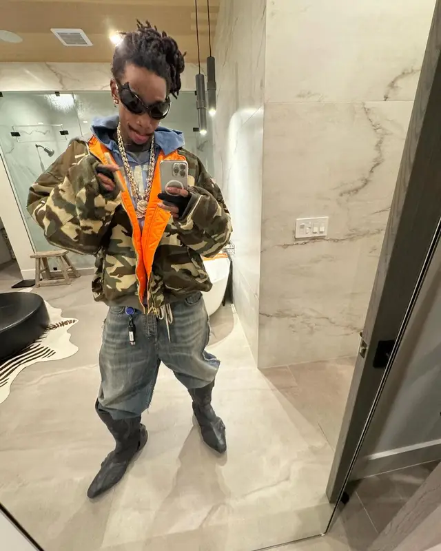 Wiz Khalifa outfit in Vetements and Balenciaga, 2023