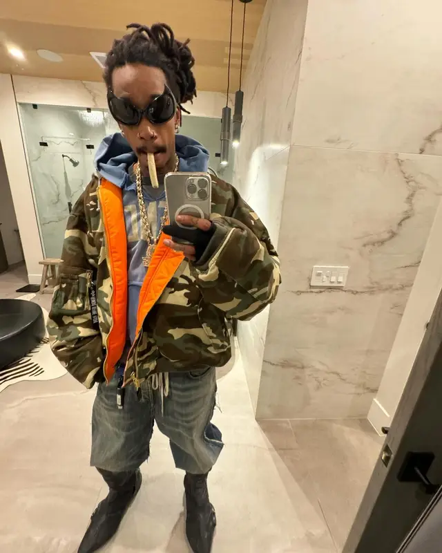 Wiz Khalifa outfit in Vetements and Balenciaga, 2023
