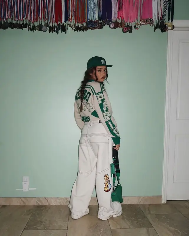Avani Gregg outfit in Kenzo, Prada, and Golf Wang, 2023