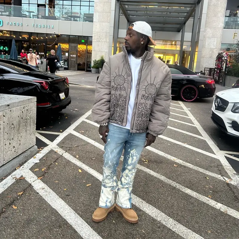 Sauce Walka outfit in Who Decides War, Hudson, and Louis Vuitton, 2023