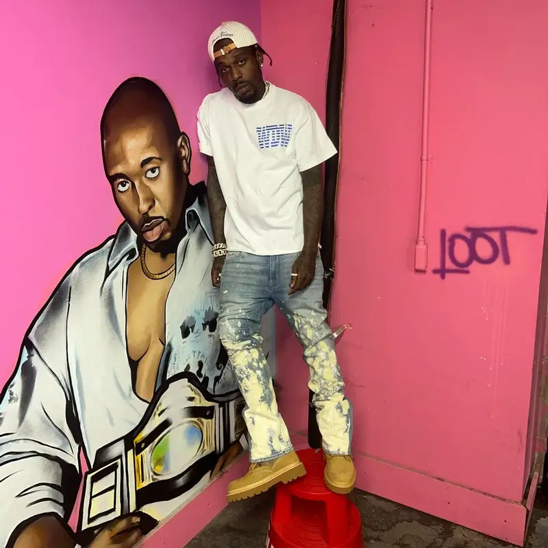 Sauce Walka outfit in Who Decides War, Hudson, and Louis Vuitton, 2023