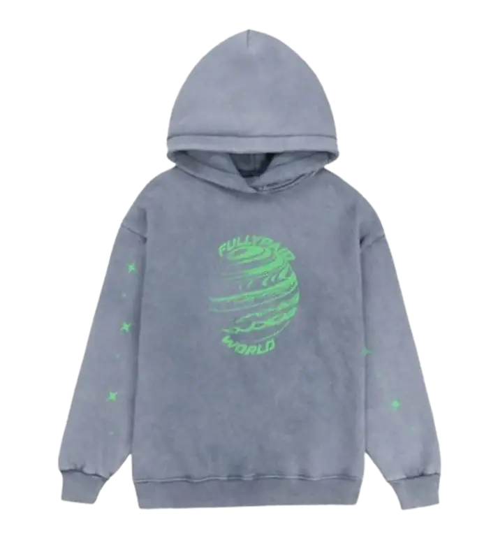 Fullypaid World Grey Hoodie $89