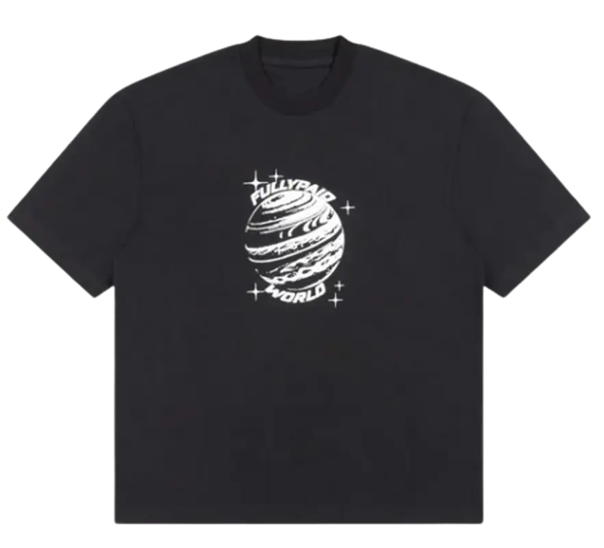 Fullypaid World Black White T-Shirt $45