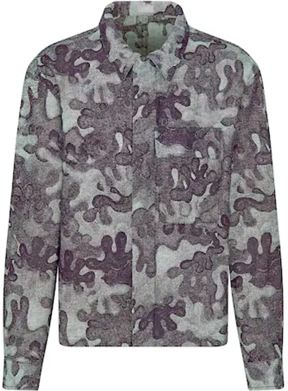 Dior Grey Camo Denim Jacket $961