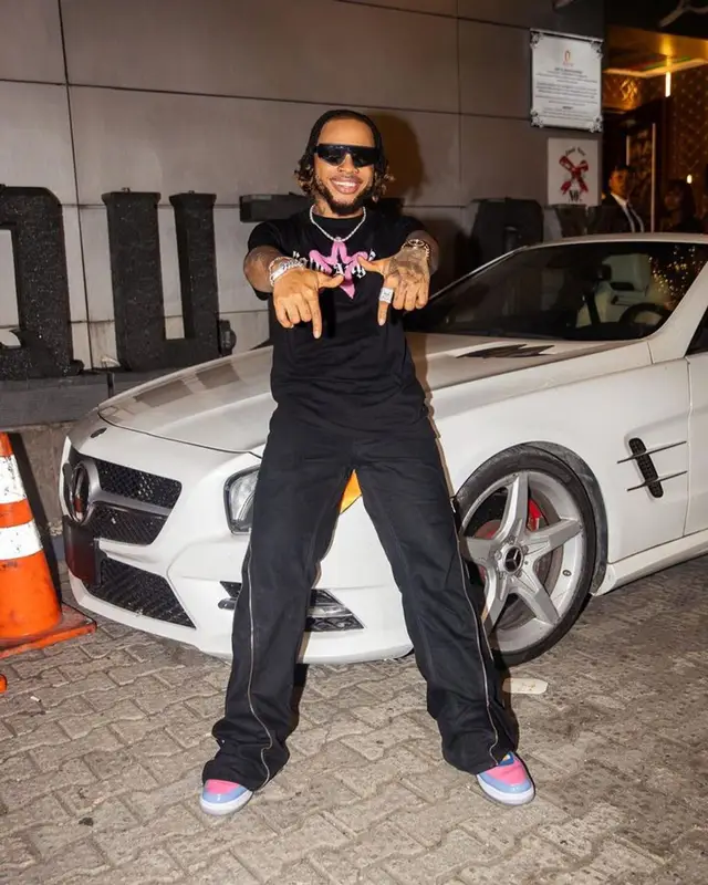 Poco Lee outfit in Palm Angels, Rick Owens, and Dolce & Gabbana, 2023