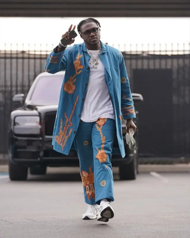 A.J. Brown outfit in Bode and Dior, 2023