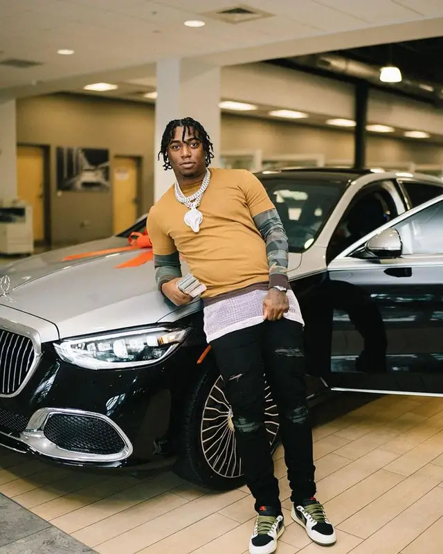 Fredo Bang outfit in Givenchy, Amiri, and Nike, 2023
