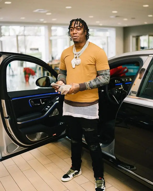 Fredo Bang outfit in Givenchy, Amiri, and Nike, 2023