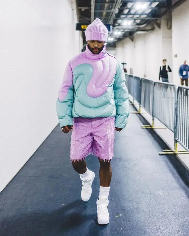 Kyler Murray outfit in Dior, Louis Vuitton, and ERL, 2023
