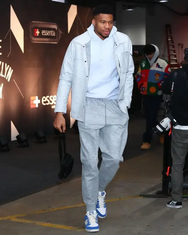 Giannis Antetokounmpo outfit in Nike, 2023
