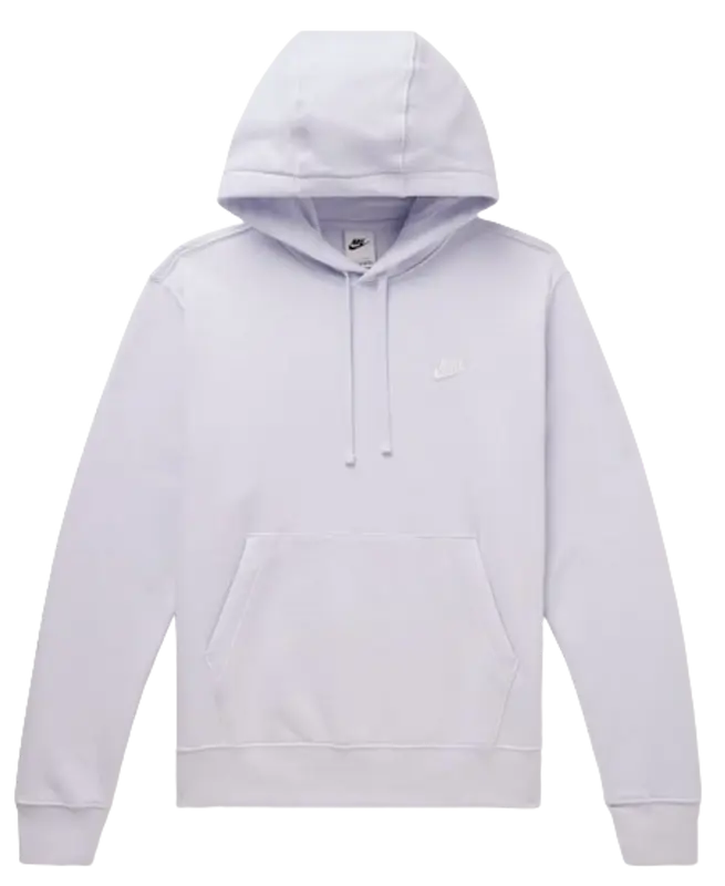 Nike Light Football Grey Fleece Hoodie $60