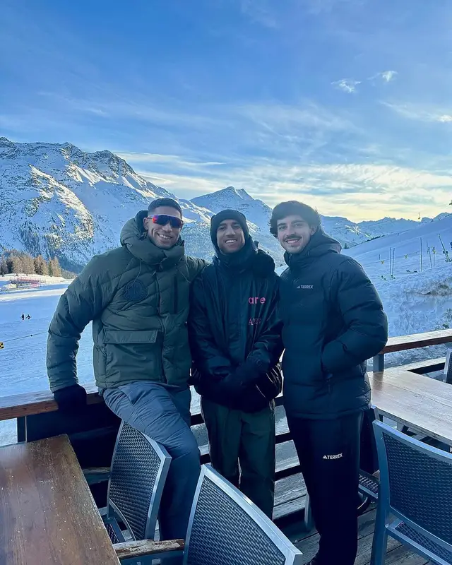 Achraf Hakimi outfit in Moncler, Oakley, and Pharrell Williams, 2023