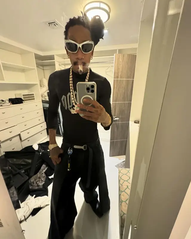 Wiz Khalifa outfit in Balenciaga, 2024