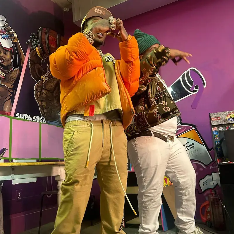 Sauce Walka outfit in Moncler, Hyde Park, and Timberland, 2024