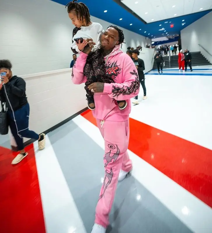 Moneybagg Yo outfit in Hellstar and Nike, 2024