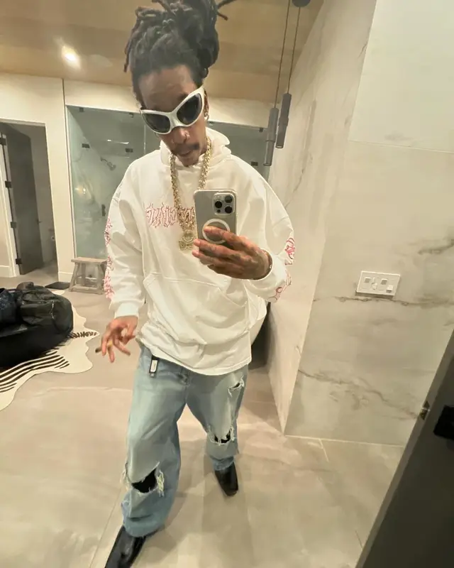 Wiz Khalifa outfit in Balenciaga, 2024