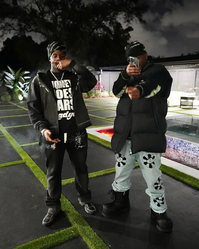 Lil Double 0 outfit in Lost Intricacy, Dior, and Balenciaga, 2024