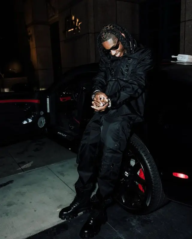 Polo G outfit in Prada, 2024