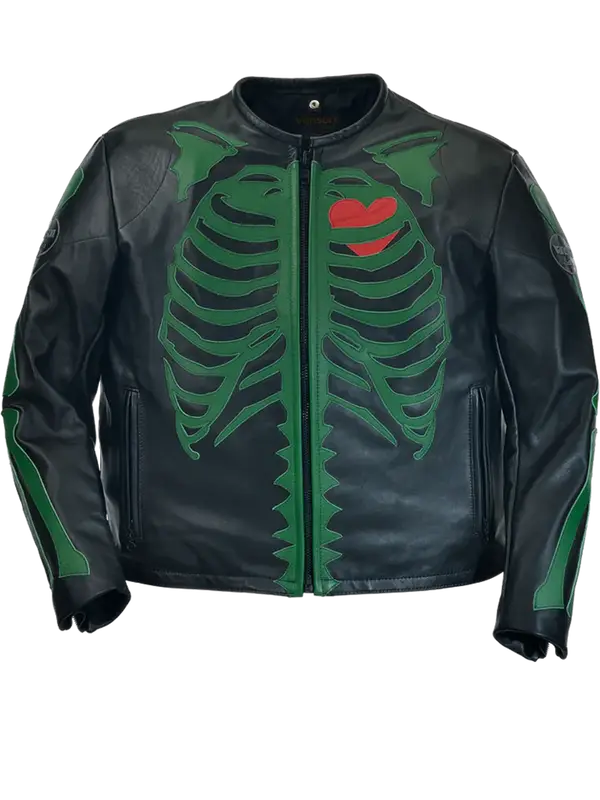 Vanson Leathers Black Genuine Leather Jacket $1200