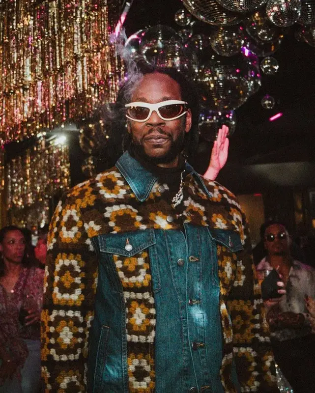 2 Chainz outfit in Cout De La Liberte and Bottega Veneta, 2024