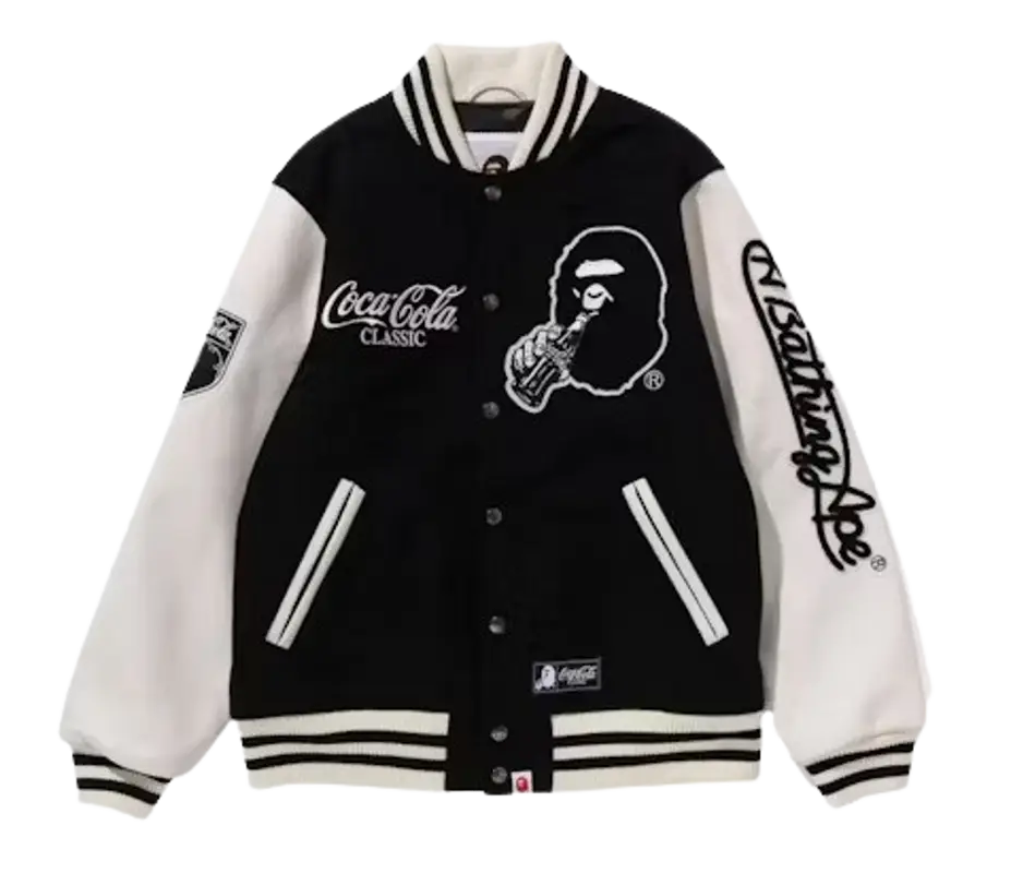 Bape Varsity Black Jacket $1004