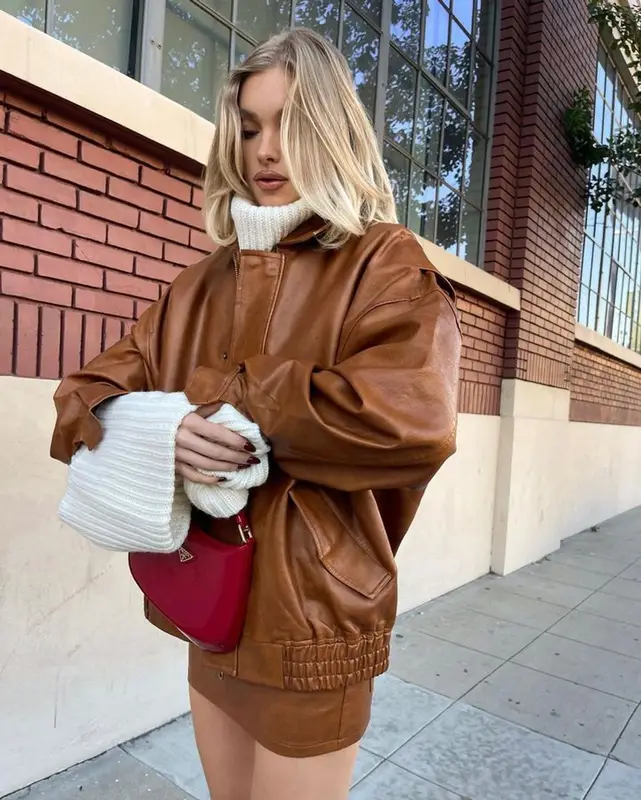 Elsa Hosk outfit in Lioness, Helsa Studio, and Prada, 2024