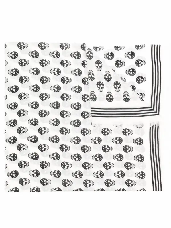 Alexander McQueen Skull Biker Scarf $247