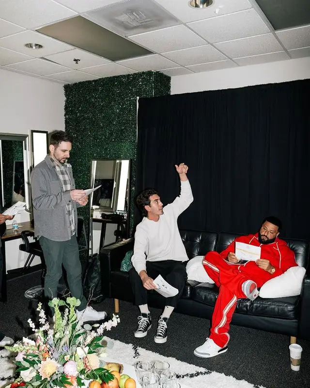 DJ Khaled outfit in Celine and Jordan, 2024