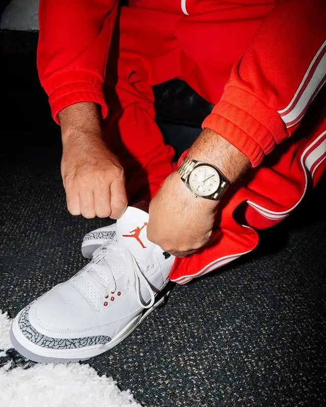 DJ Khaled outfit in Celine and Jordan, 2024