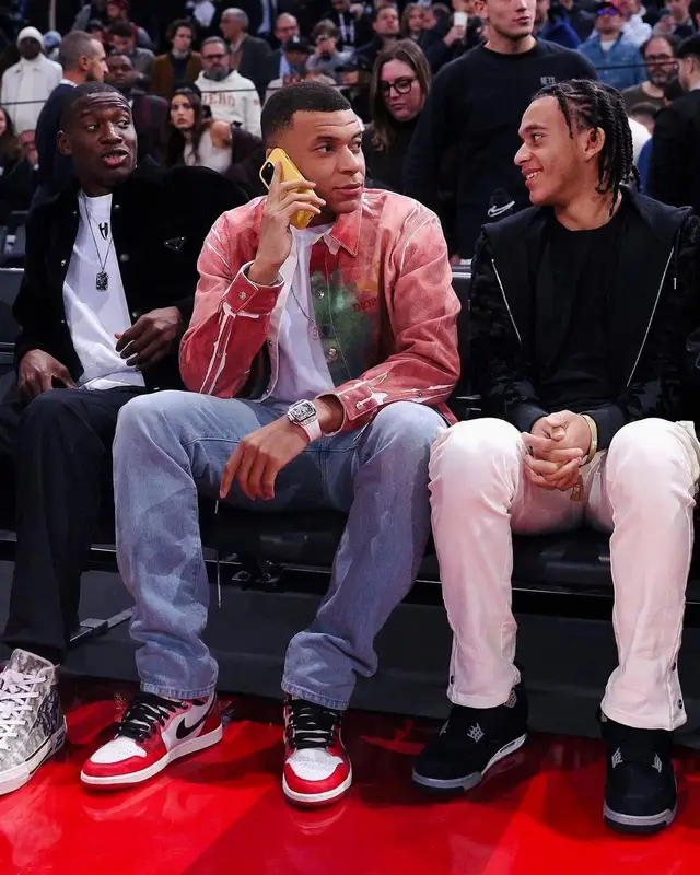 Kylian Mbappe outfit in Dior and Nike, 2024